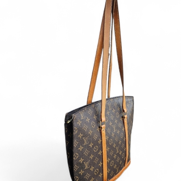 Louis Vuitton Monogram Canvas Brown Tote Shoulder Bag - Picture 3 of 13